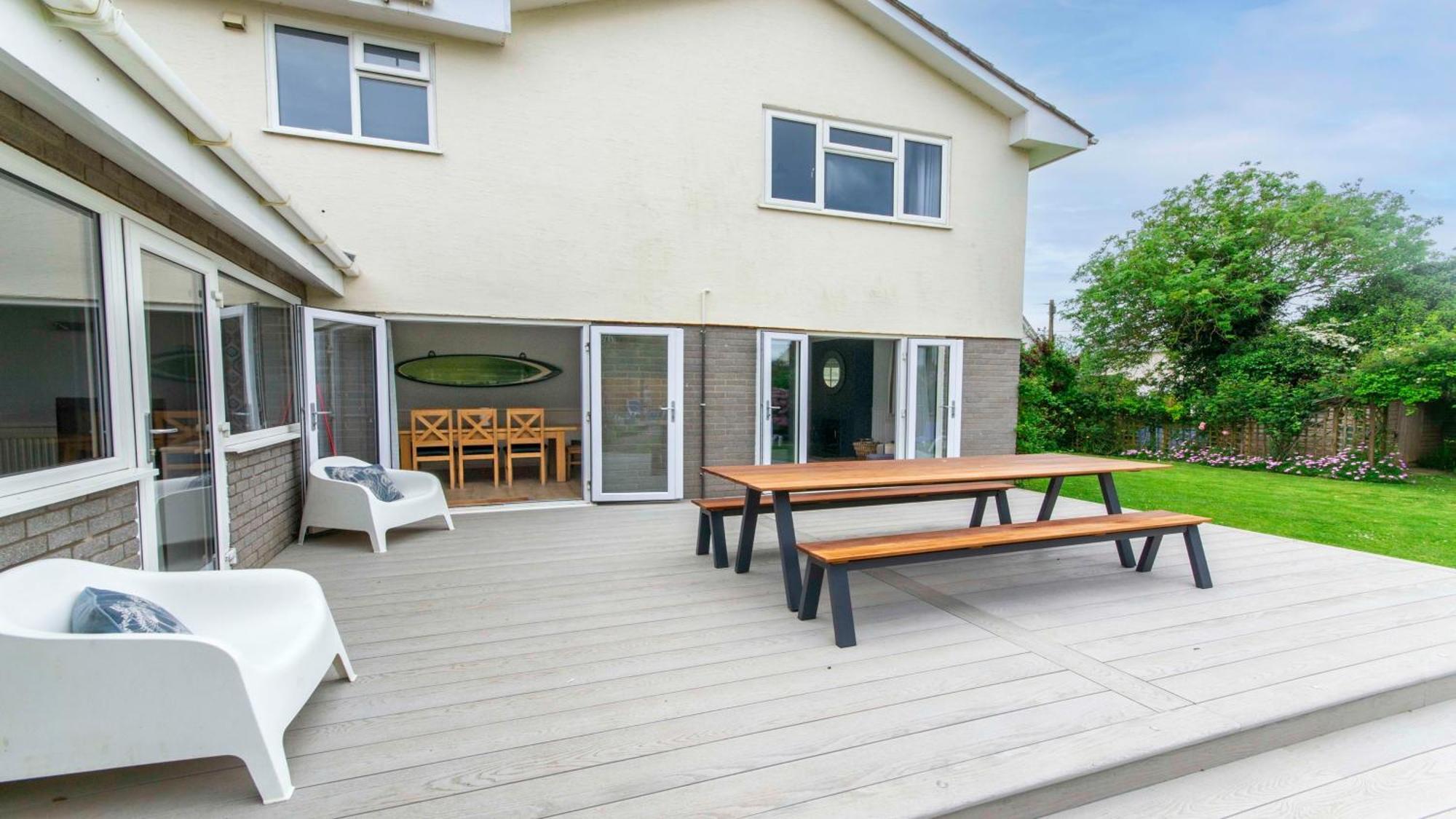 Ladywell Croyde - Super Stylish Large Home With Pool Table, Woodburner, Pizza Oven And Hot Tub Option, Sleeps 12 Exterior photo